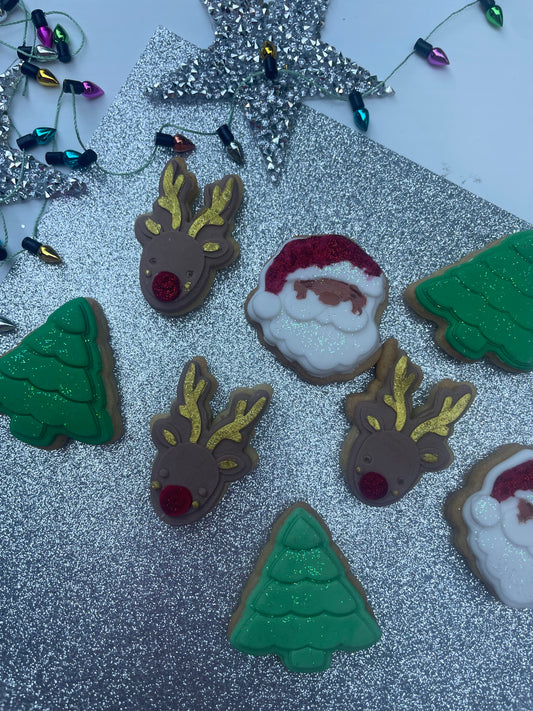 Christmas Minis 8-Pack: Santa, Reindeer, and Christmas Trees