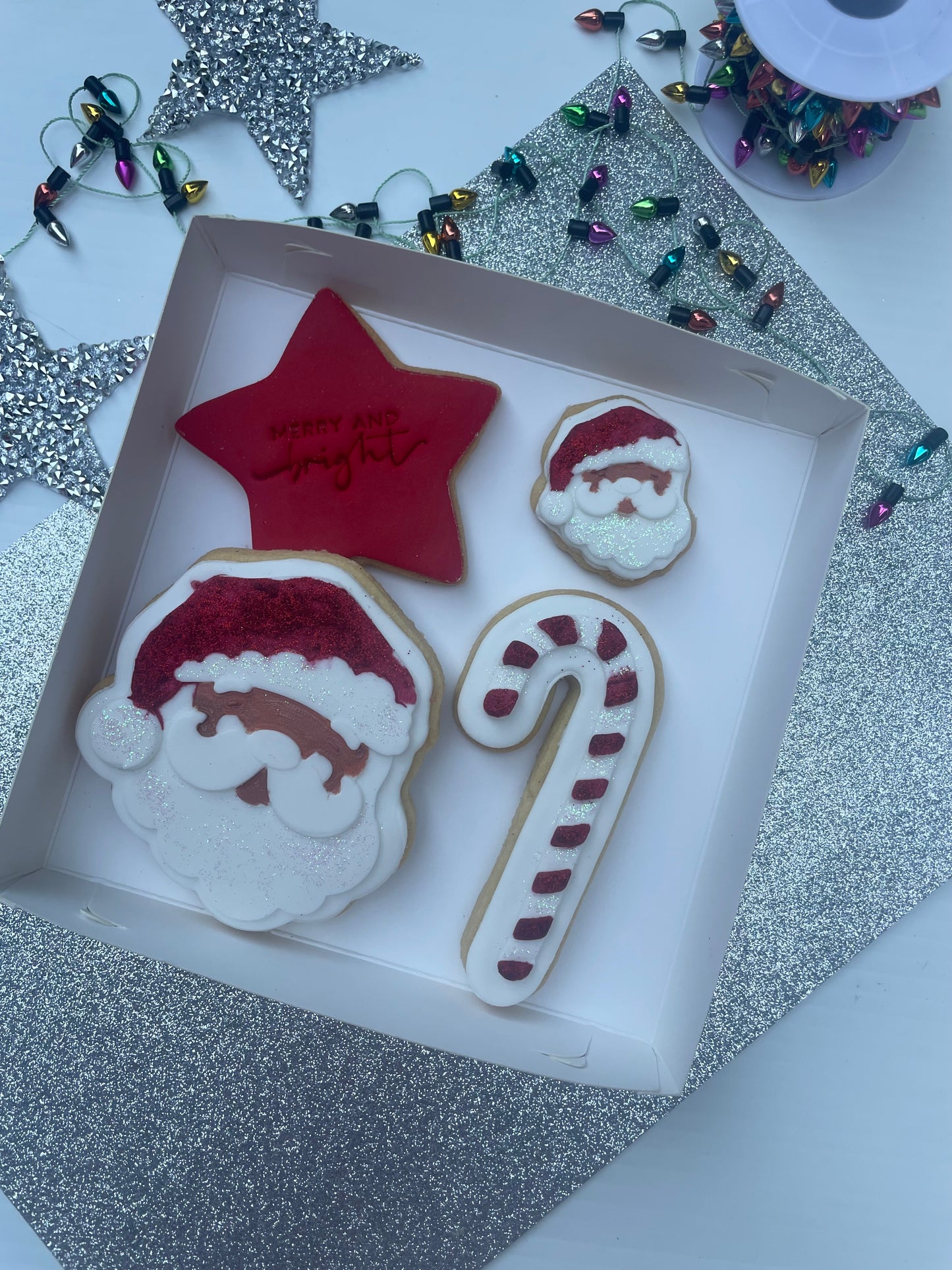 Christmas 4-Pack Gift Cookie Box