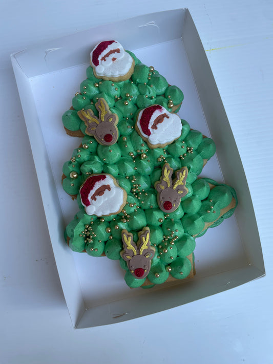 Christmas Tree Cookie Cake